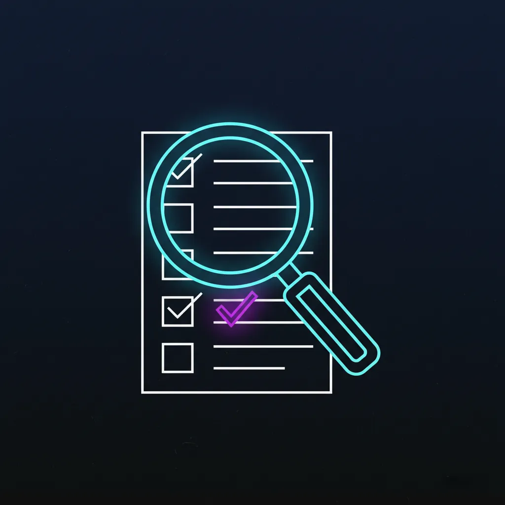 Compliance audit checklist tool icon