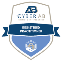 Cyber AB CMMC Registered Practitioner badge